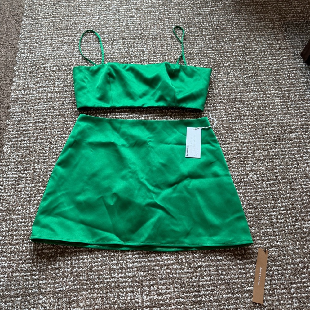 REFORMATION GREEN SET
